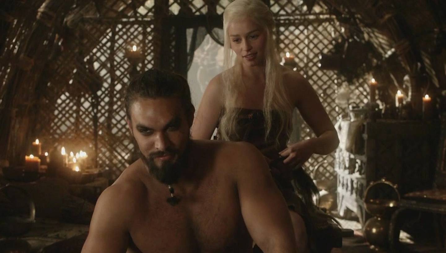 Daenerys Targaryen y Khal Drogo