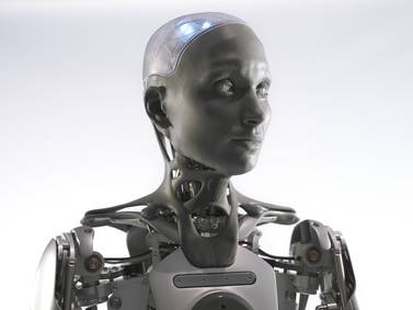 Así es el robot humanoide con Inteligencia Artificial que sirve de guía en Las Vegas