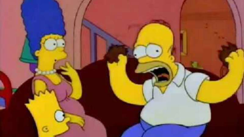 Los Simpson Homero y Marge hijos