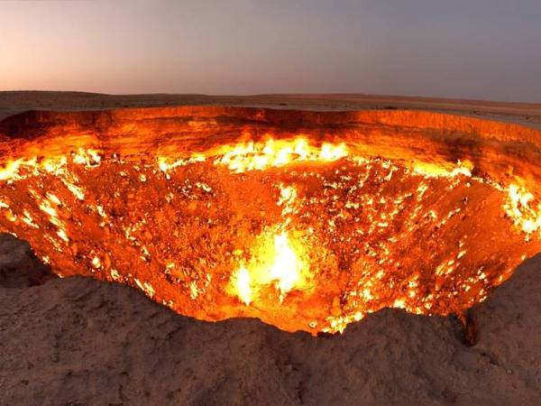 La puerta del infierno existe y se ubica en Turkmenistán