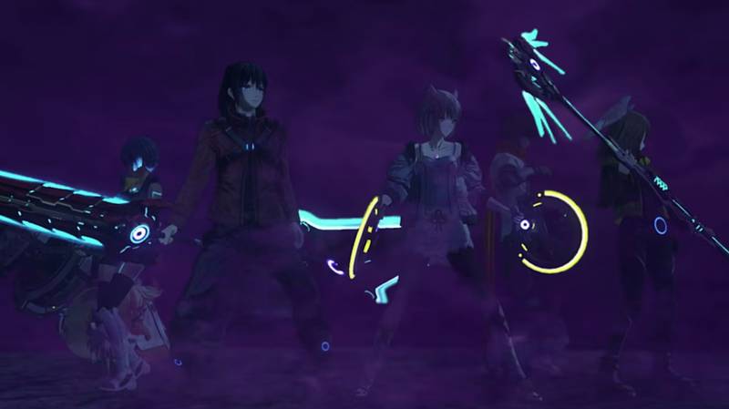 Vistazo de algunos de los personajes de Xenoblade Chronicles 3.