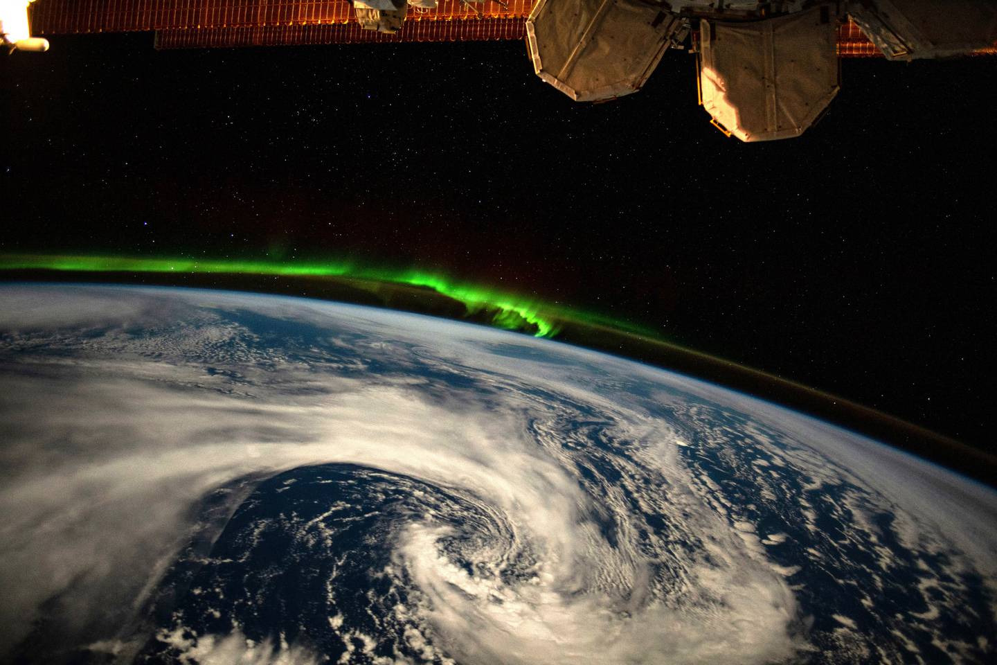 Vista de la Tierra desde la Estación Espacial Internacional
