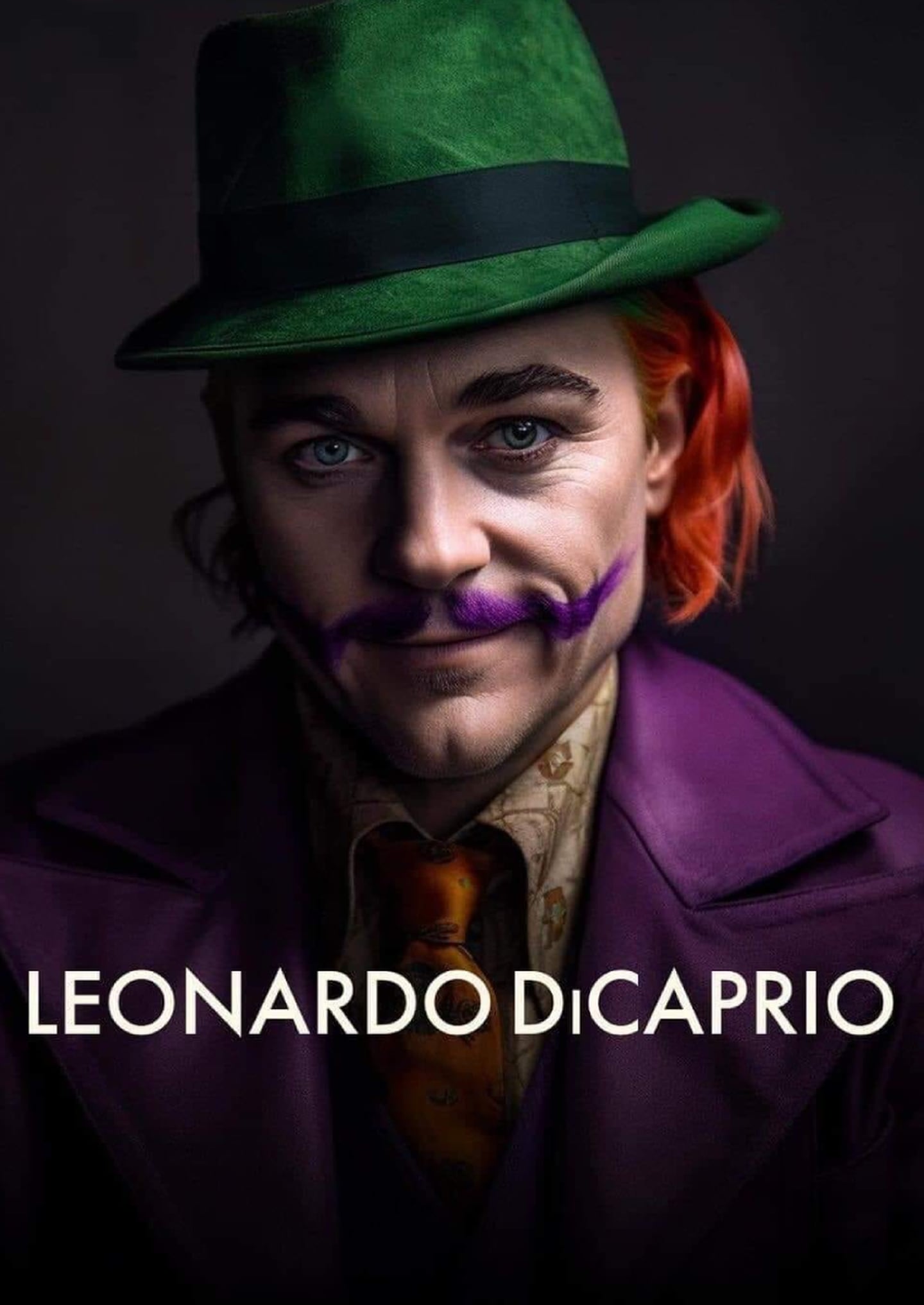 This is how one of the most relevant actors in Hollywood would look, personifying the Joker