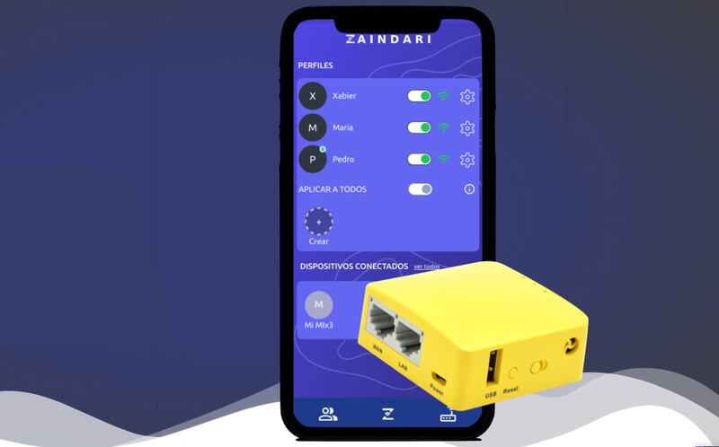 El mini router de Zaindari cuenta con un sistema de control parental que lo vuelve único en su clase.