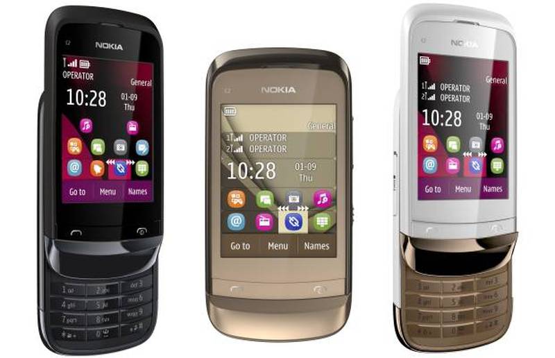 C2-02, C2-03 y C2-06, nuevos equipos de Nokia con S40