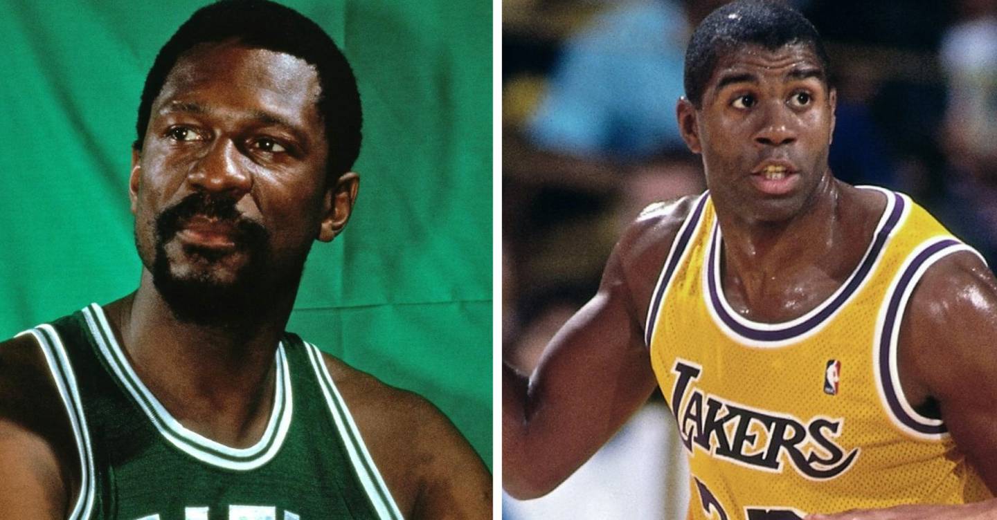 Bill Russell and Magic Johnson