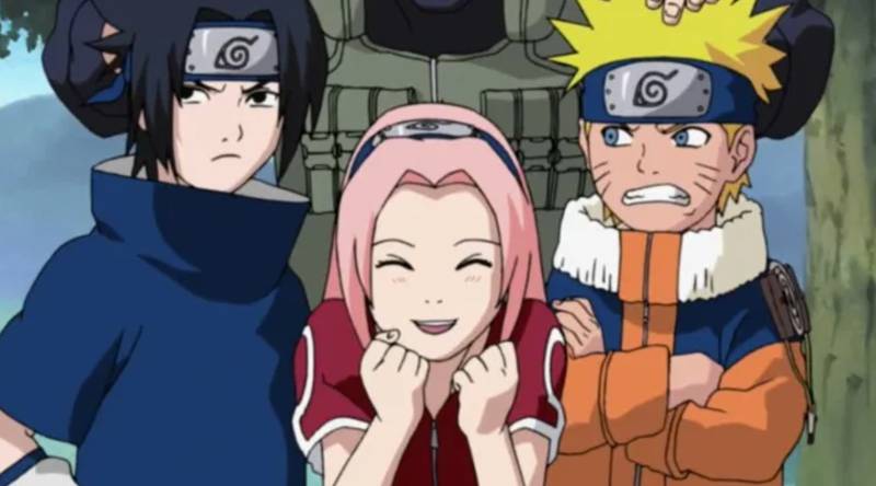 Sasuke, Sakura y Naruto