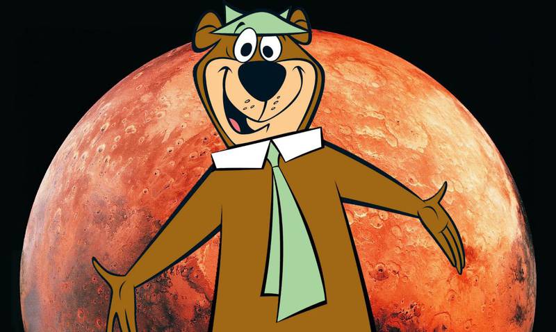 Eres tú, Yogui? La NASA muestra una formación de rocas en Marte y para  muchos es un oso – FayerWayer