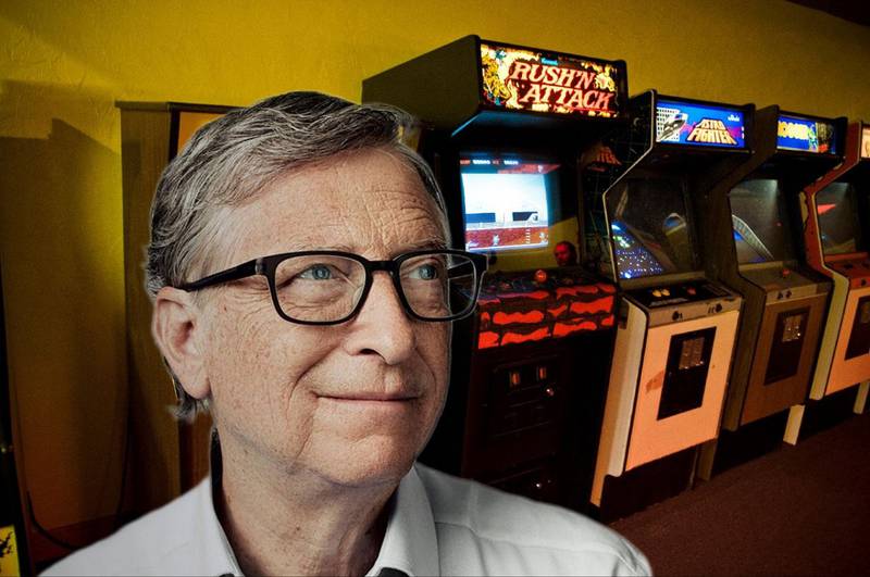 Bill Gates Videojuegos. Composición Alberto Sandoval.