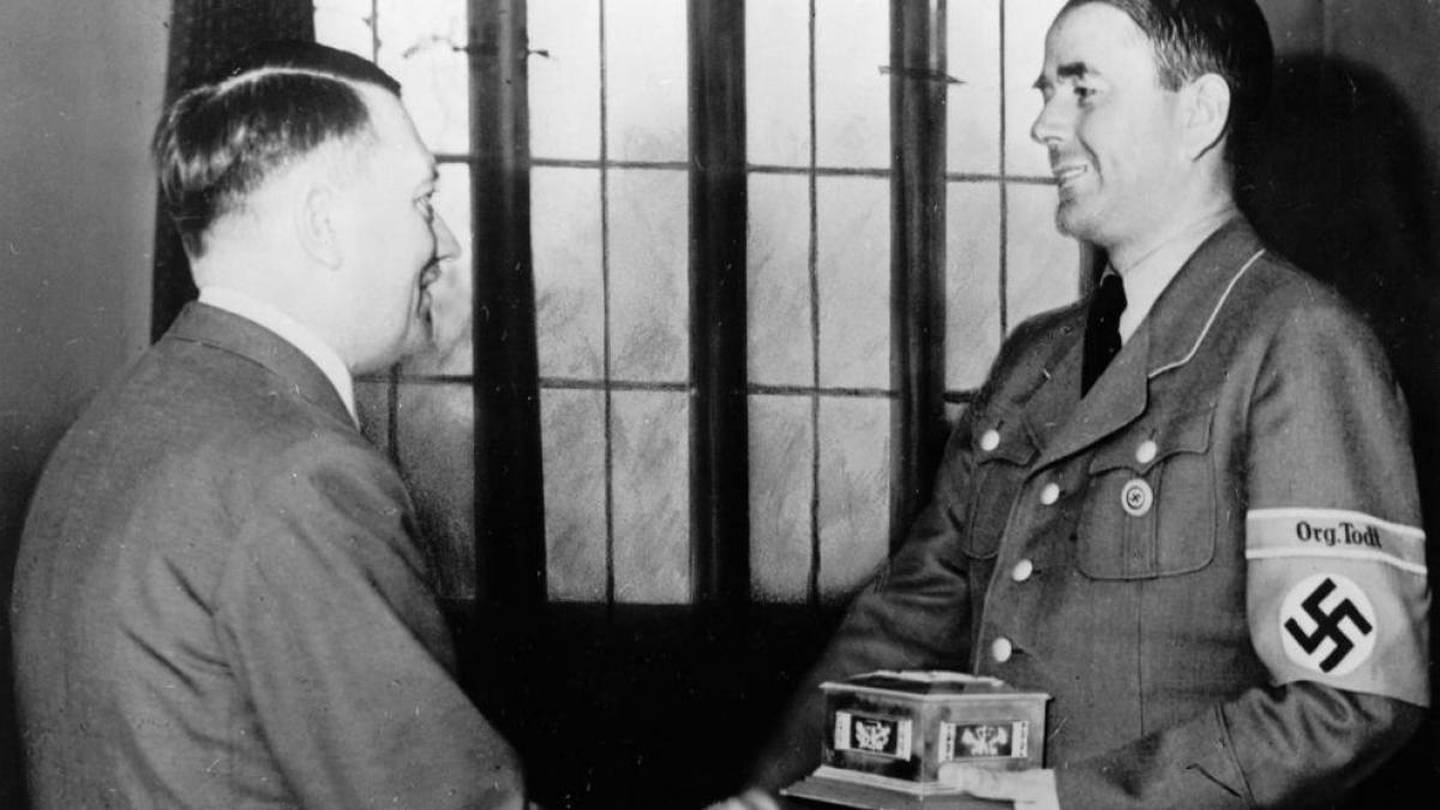 Adolf Hitler y Albert Speer