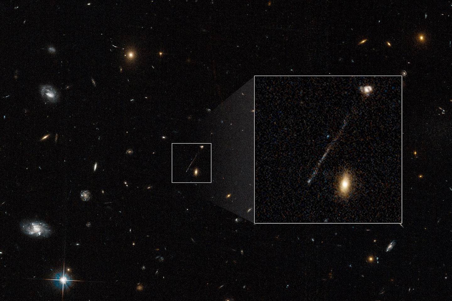 Black hole (Hubble image)