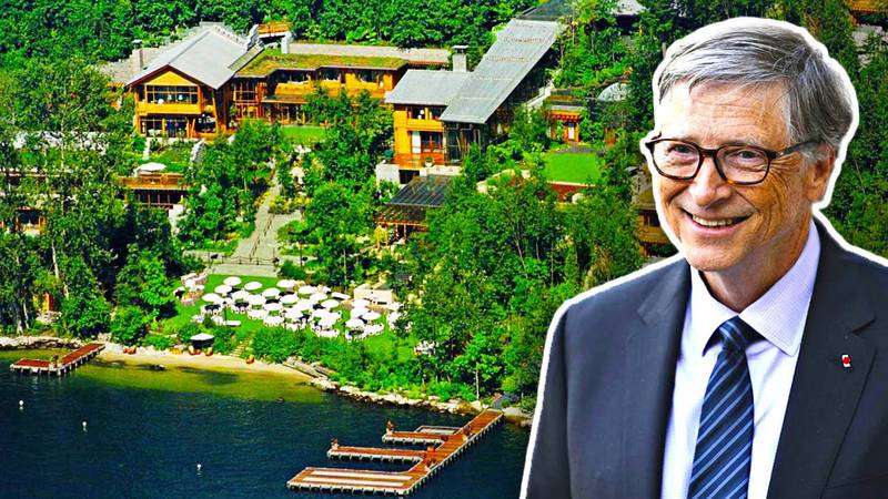 Echamos un vistazo a la mansión que se quedó Bill Gates tras su divorcio. Un hogar hecho a su gusto por el que paga bastantes impuestos.