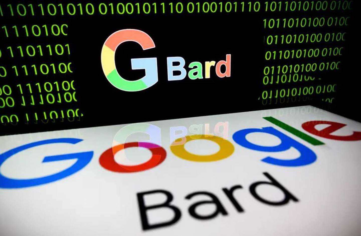 O Google adicionou parte da tecnologia do novo modelo Gemini ao seu assistente de inteligência artificial Bard.|  Foto: AFP via Getty Images