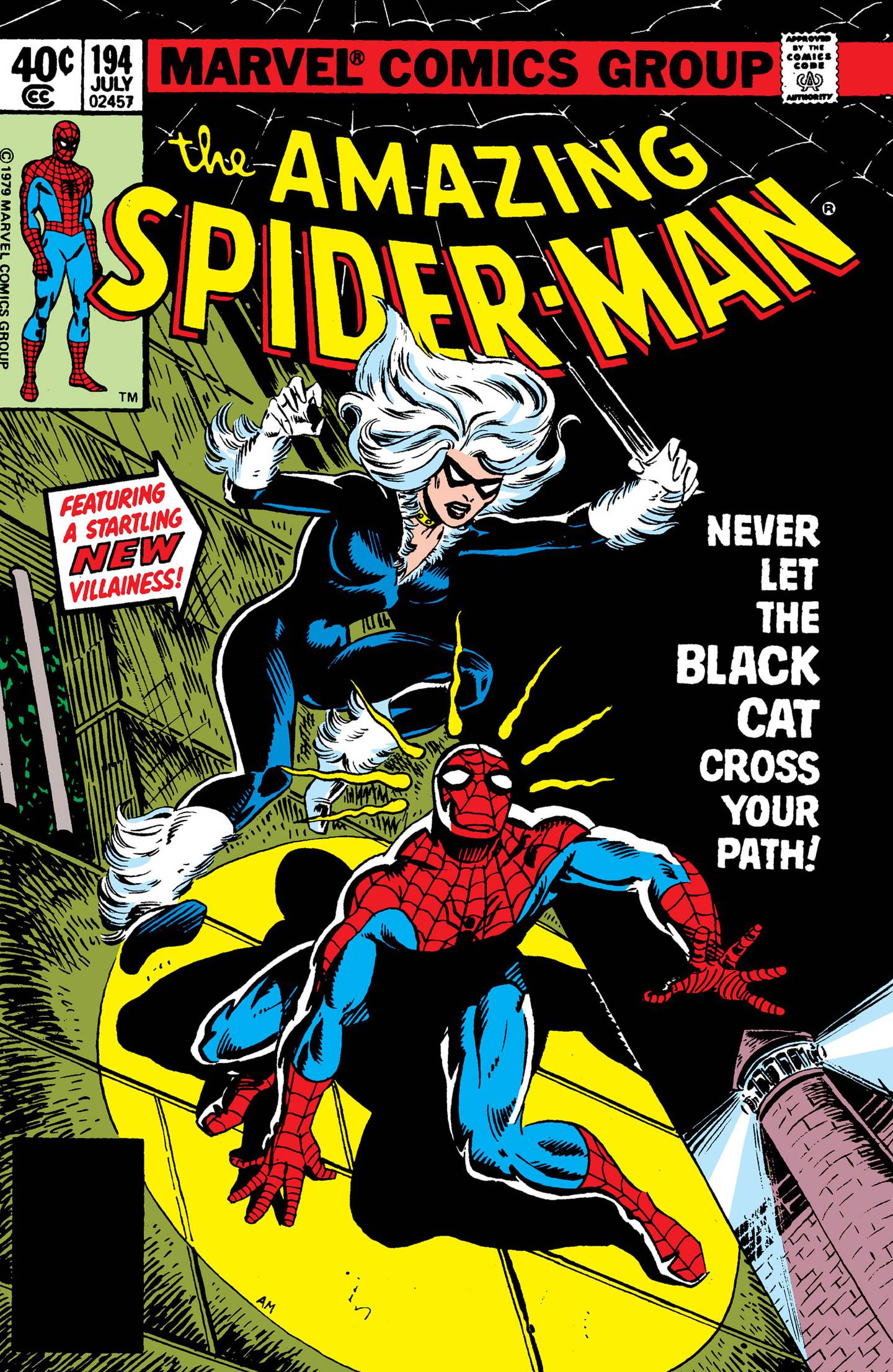 Portada de Amazing Spiderman #194.