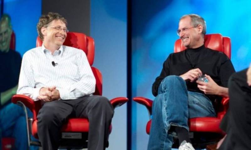 Bill Gates y Steve Jobs