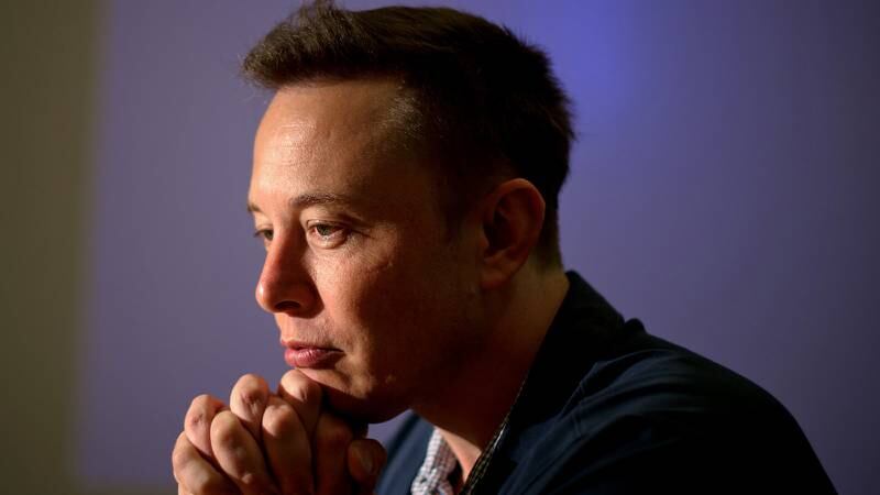 Elon Musk triste
