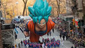 El gigantesco Goku Super Saiyajin Blue se apoderó del tradicional desfile de Acción de Gracias