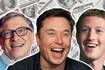 Aún podrías estar a tiempo: A esta edad se volvieron millonarios Bill Gates, Elon Musk y Mark Zuckerberg 