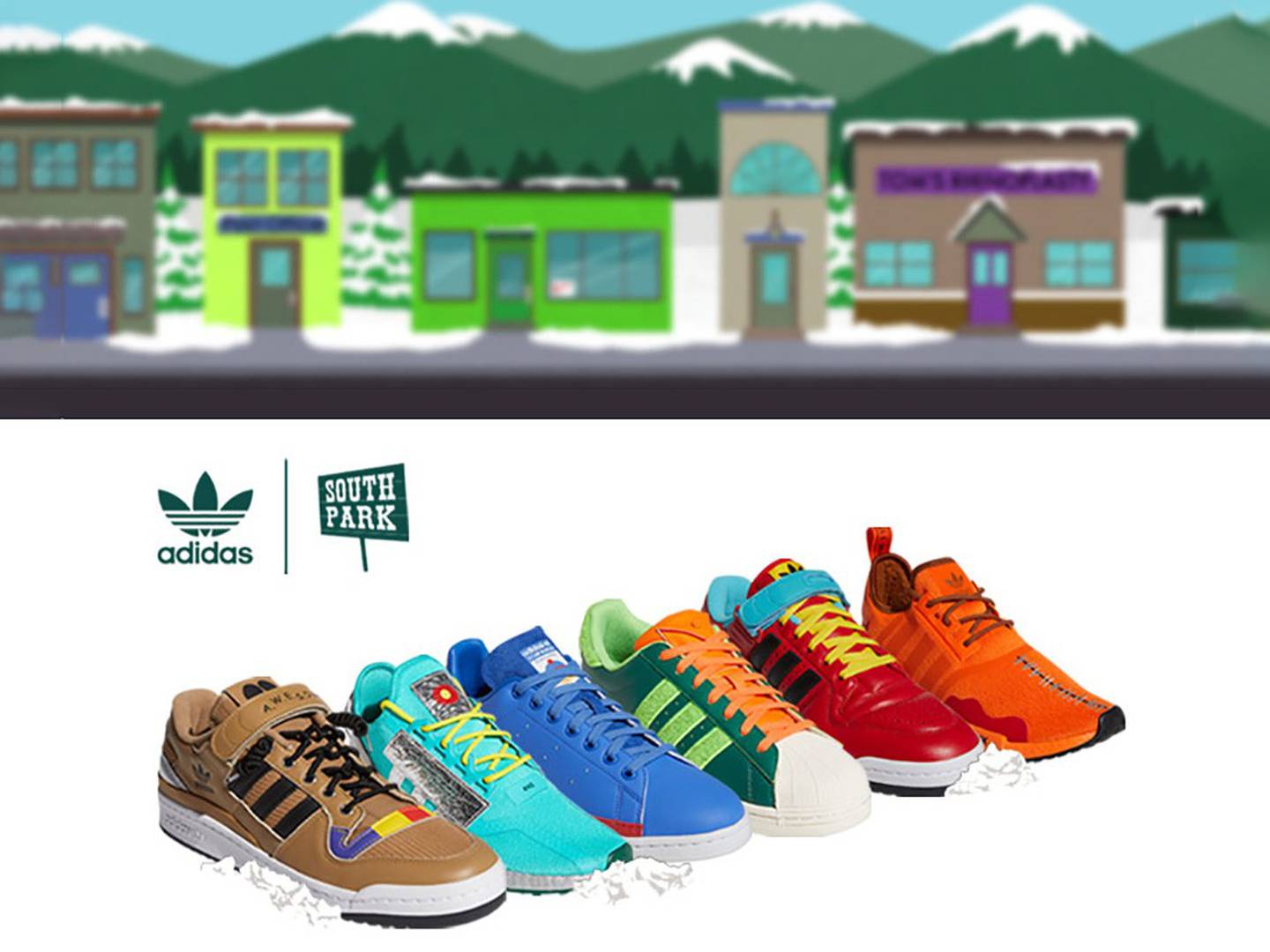 También internacional Infectar Sneakers: Adidas y South Park lanzan una nueva colección de seis geniales  zapatillas – FayerWayer