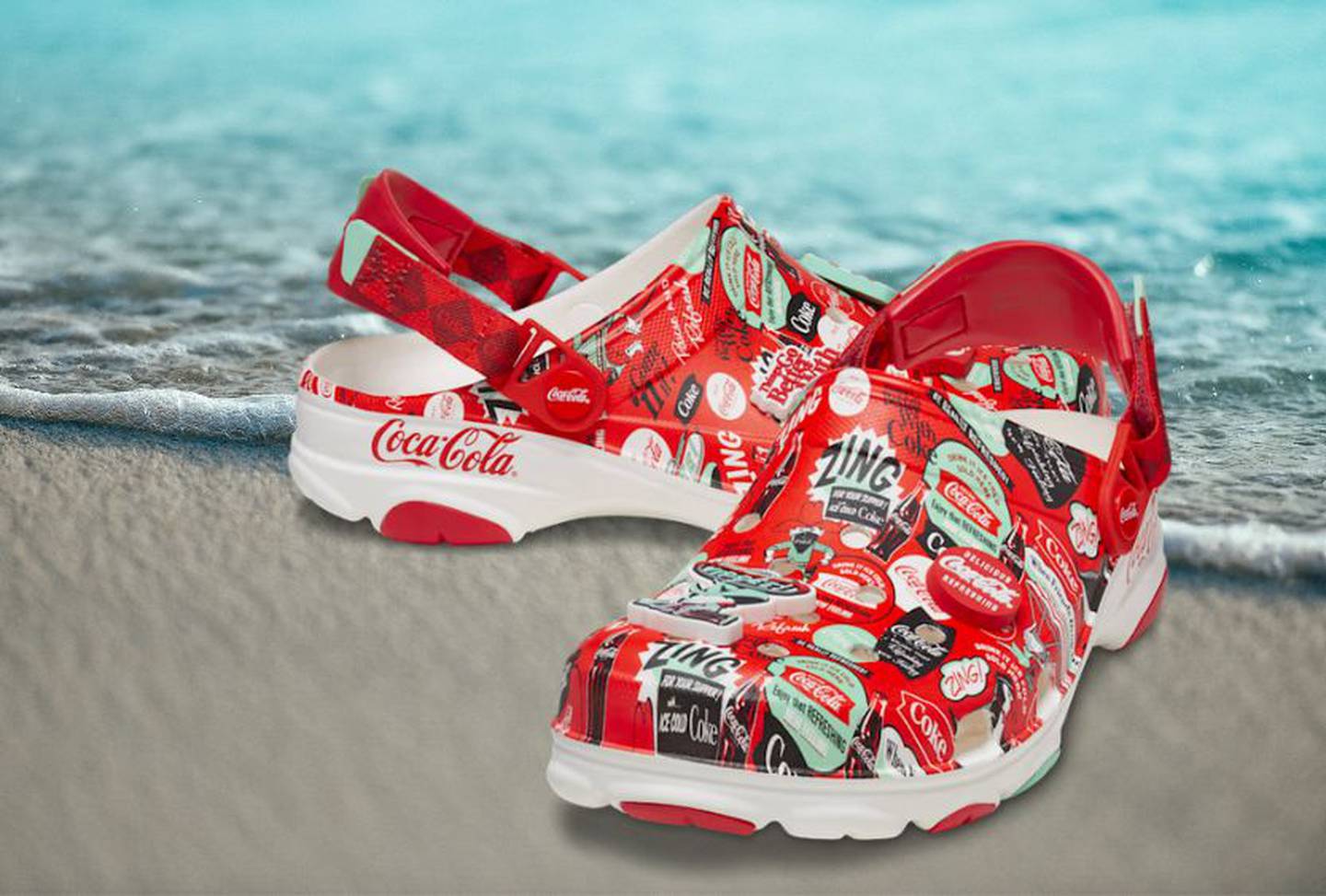 Colaboración entre Crocs y Coca-Cola / Composición