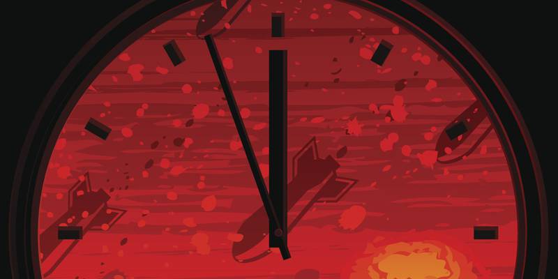 El Reloj del Fin del Mundo (Doomsday Clock) será actualizado en pocos días. Parece que la hora se adelantará por el contexto de los peligros mundiales.