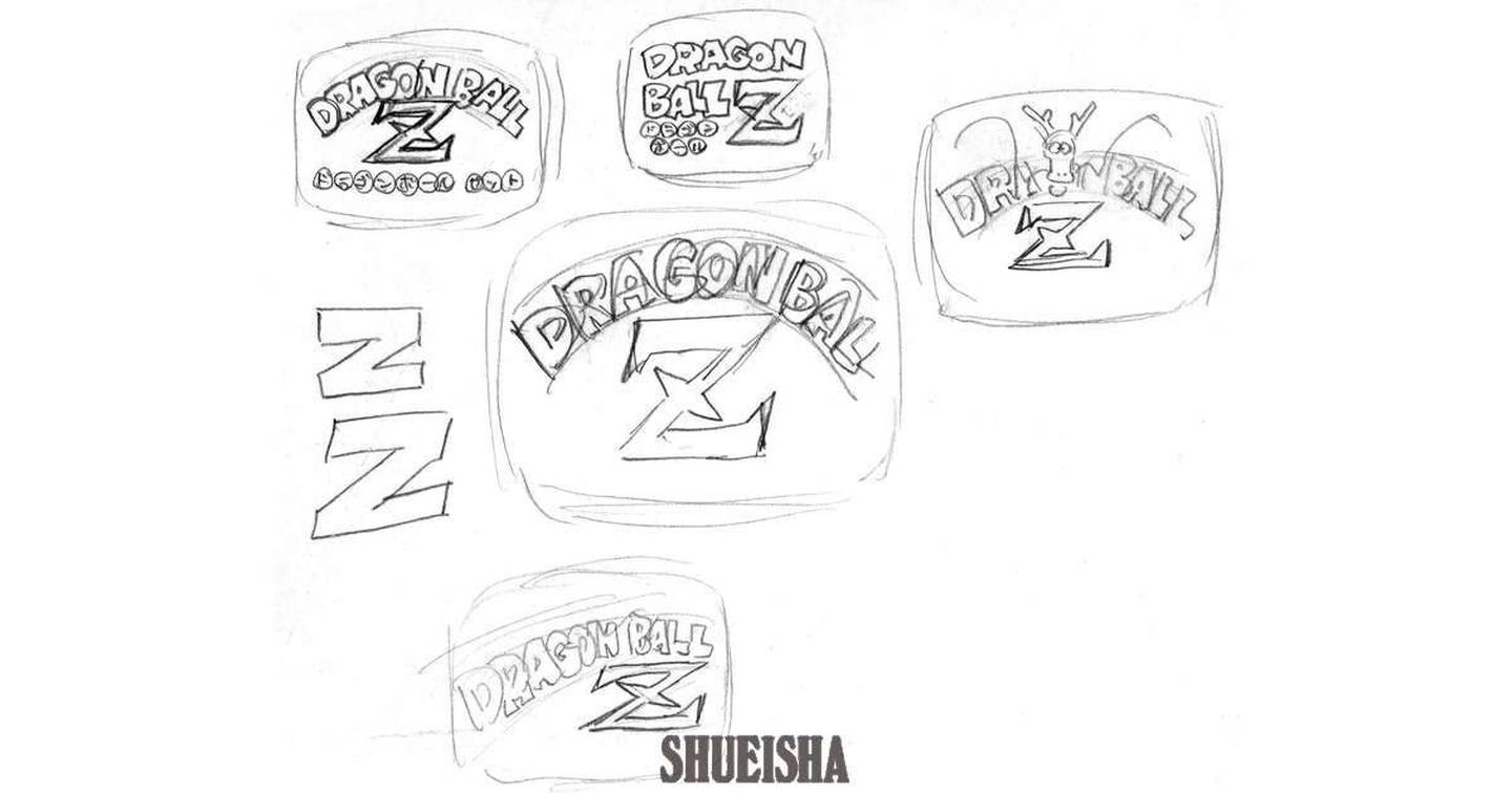 Bocetos Logos Dragon Ball Z