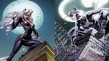 Marvel vs DC Comics: Modelo estadounidense hace un doble cosplay de Catwoman y Black Cat