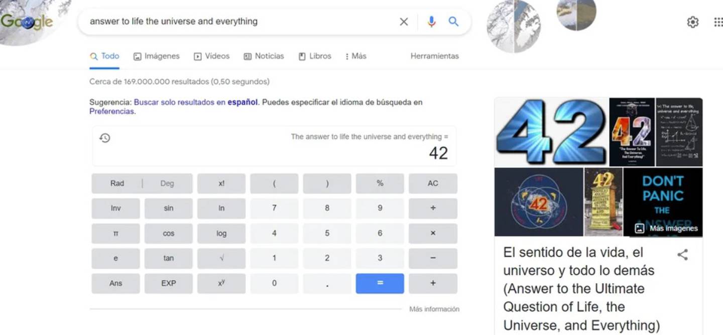 42 en Google