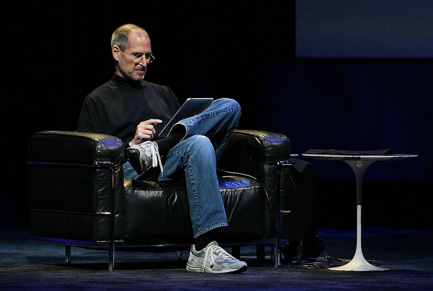 Steve Jobs con sus New Balance
