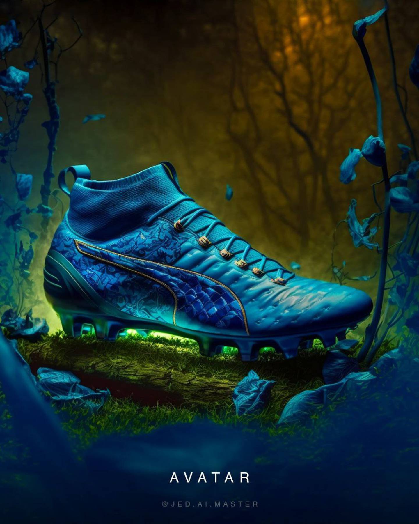 Puma sneakers designed by Midjourney Artificial Intelligence