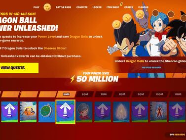 Dragon Ball en Fortnite: así lucen los skins de Goku y compañía