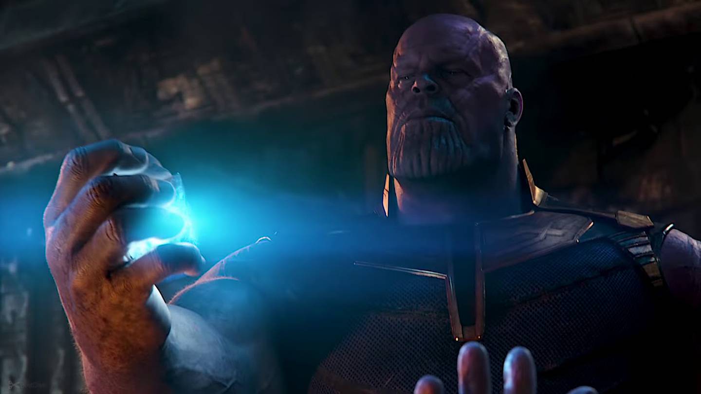 Thanos with the Space Stone