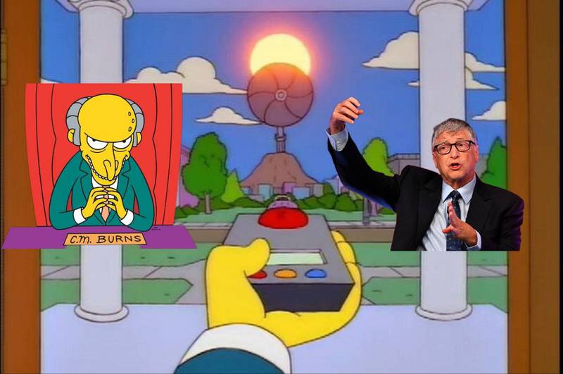 Burns y Bill Gates