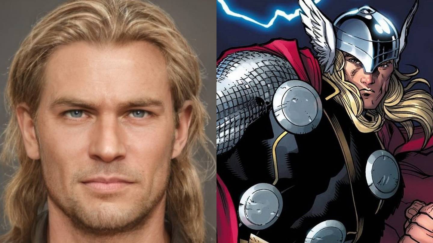 Thor according to Artificial Intelligence Artbreeder