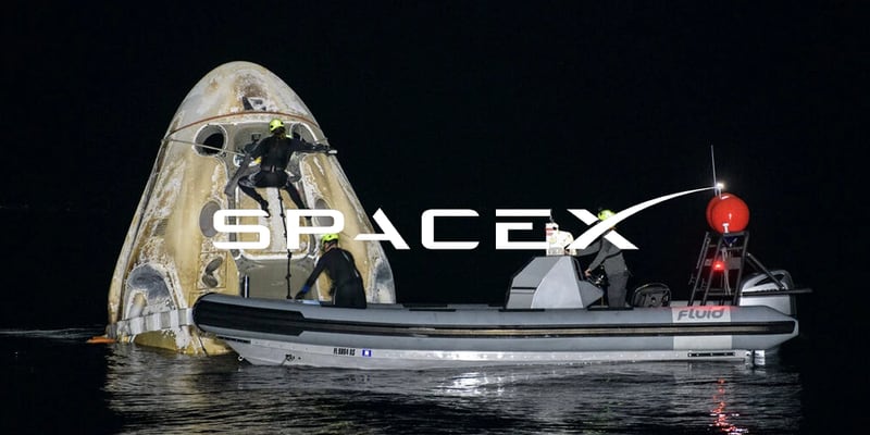 NASA y SpaceX hacen historia: regresan astronautas con una maniobra de hace medio siglo