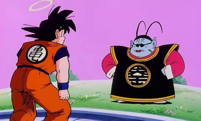 Goku y Kaio del Norte