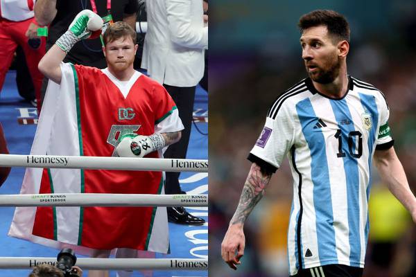 Qatar 2022: Una app mide la distancia entre Canelo Álvarez y Lionel Messi para alertar las chances de que ambos se crucen