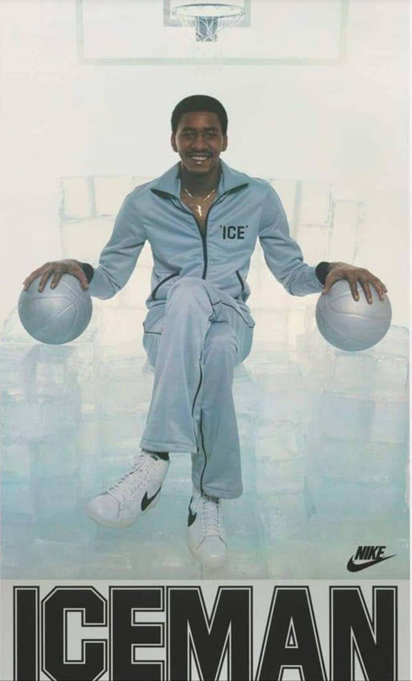 George Gervin, figura de Nike en la NBA en los 70