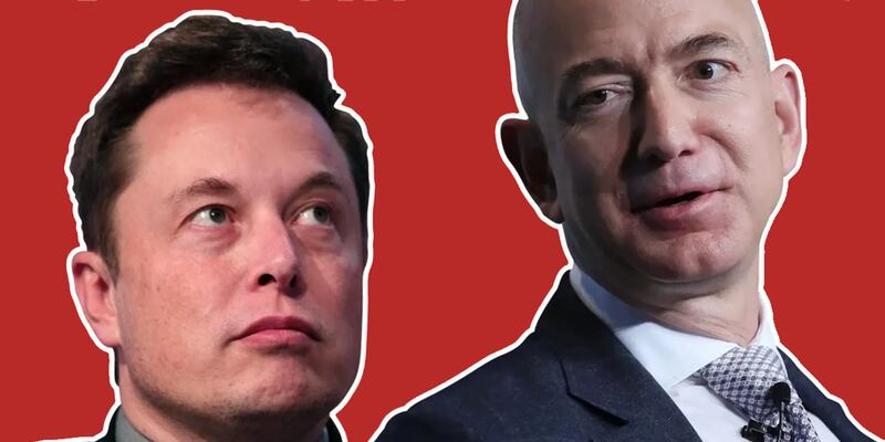 Elon Musk critica a Jeff Bezos y lo manda a Plutón