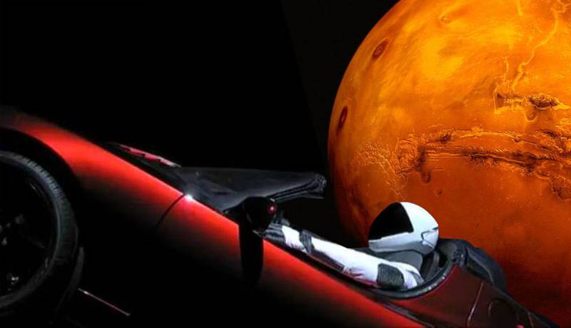 Un vehículo de Elon Musk viajó al espacio