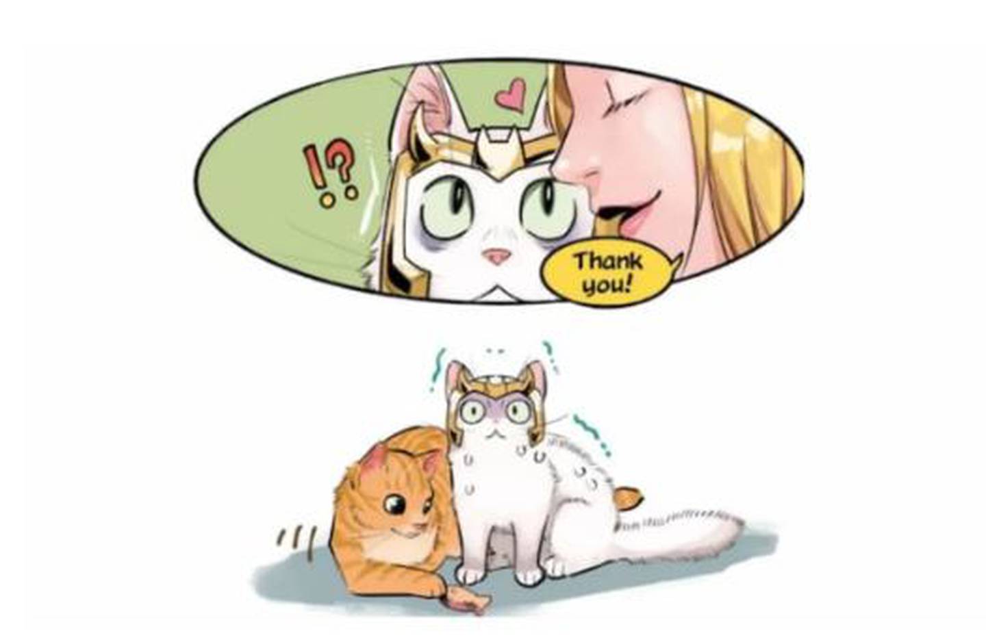 Cat Loki in Marvel Meow Infinity.