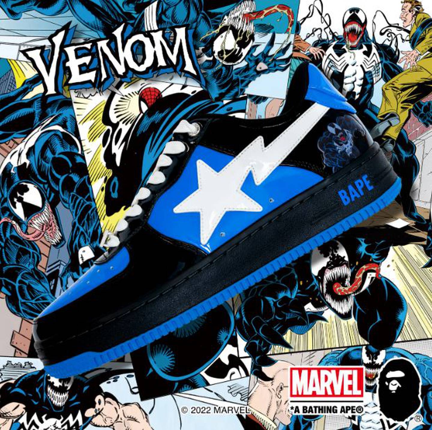 Bape x Marvel Venom