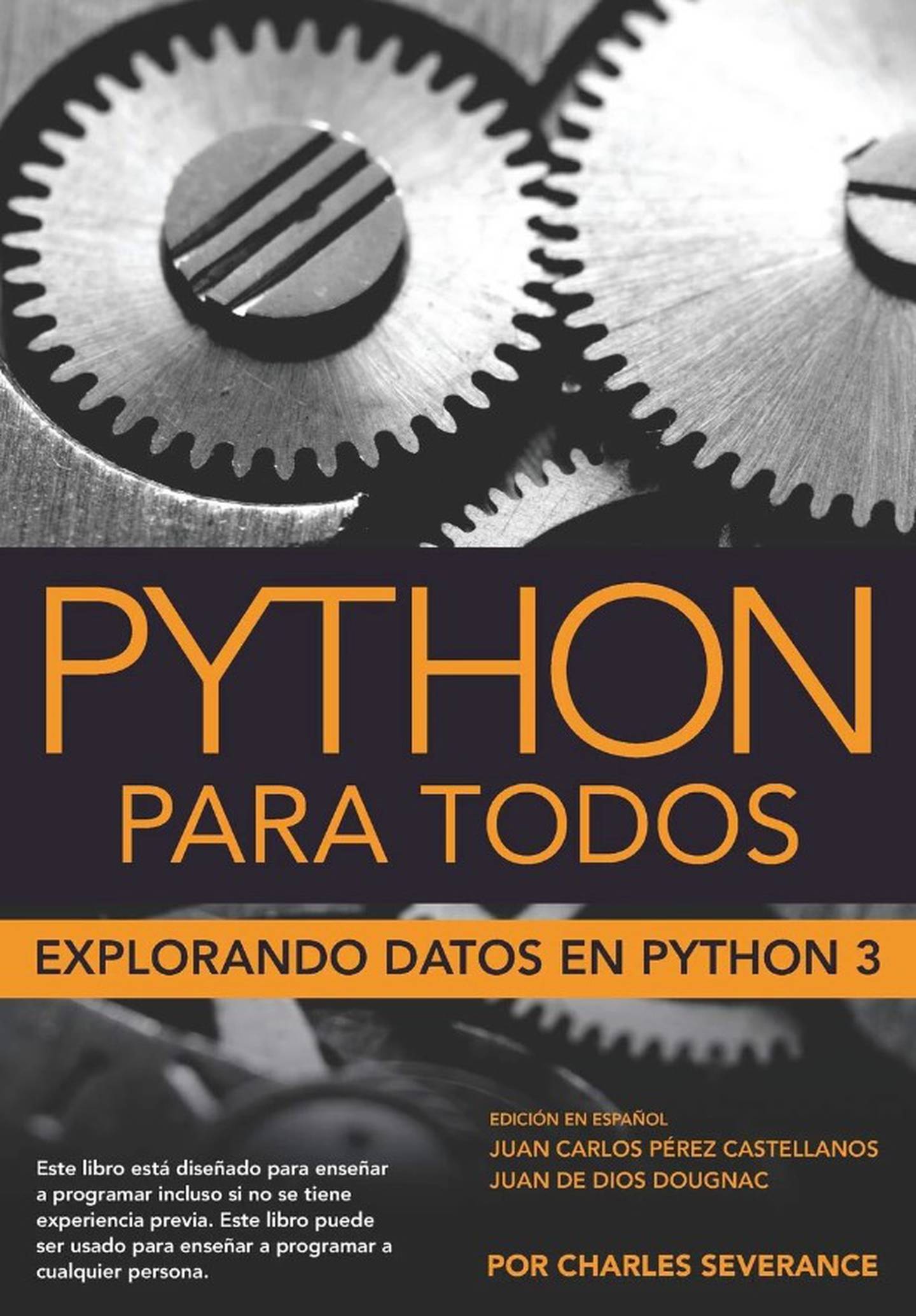 Portada de Python para todos: Explorando la información con Python 3