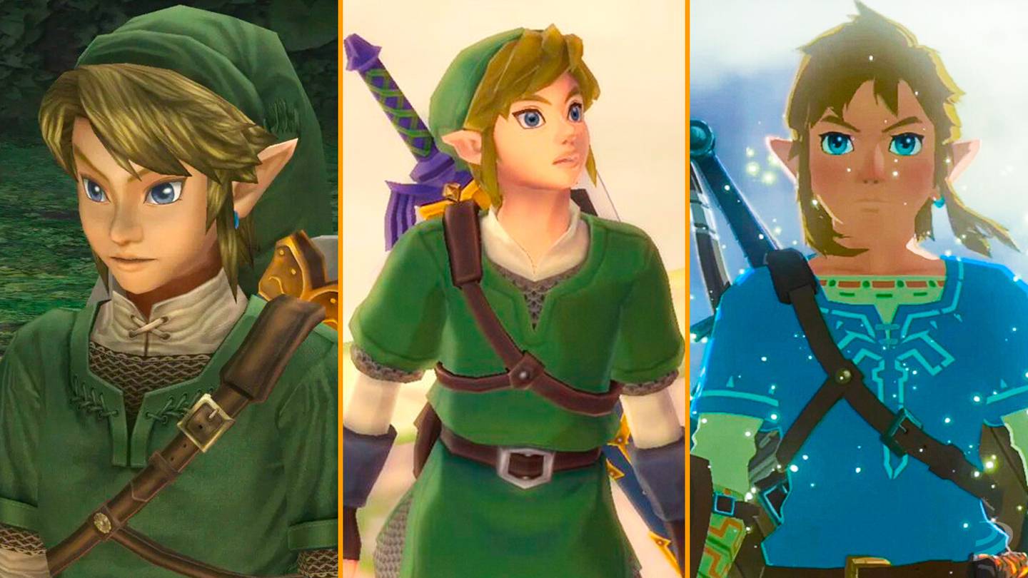 The Legend of Zelda: Twilight Princess (2006), The Legend of Zelda: Skyward Sword (2011), The Legend of Zelda: Breath of the Wild (2017)