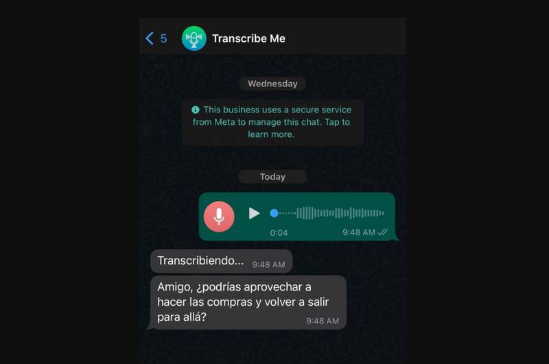 TranscribeMe convierte audios de WhatsApp a texto.| Foto: Referencial