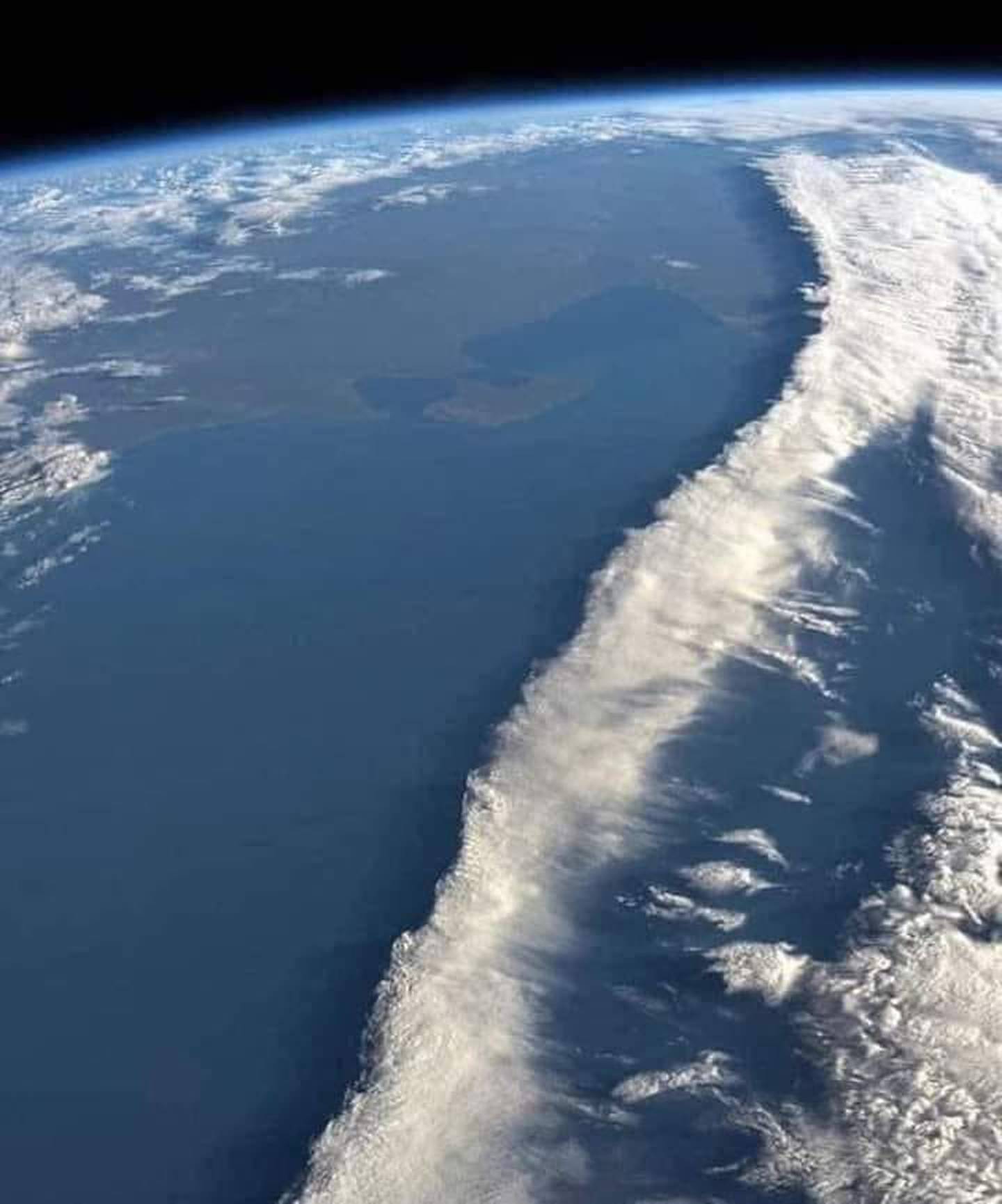 cold front from space