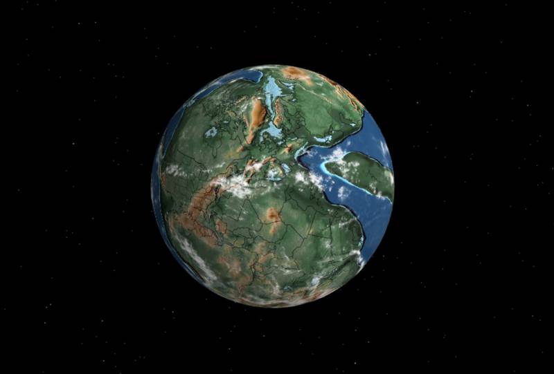 Imagen de la Tierra en Ancient Earth.