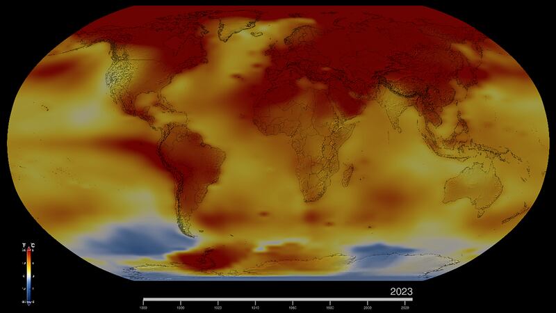 2023 fue el año más caliente en la historia según la NASA.