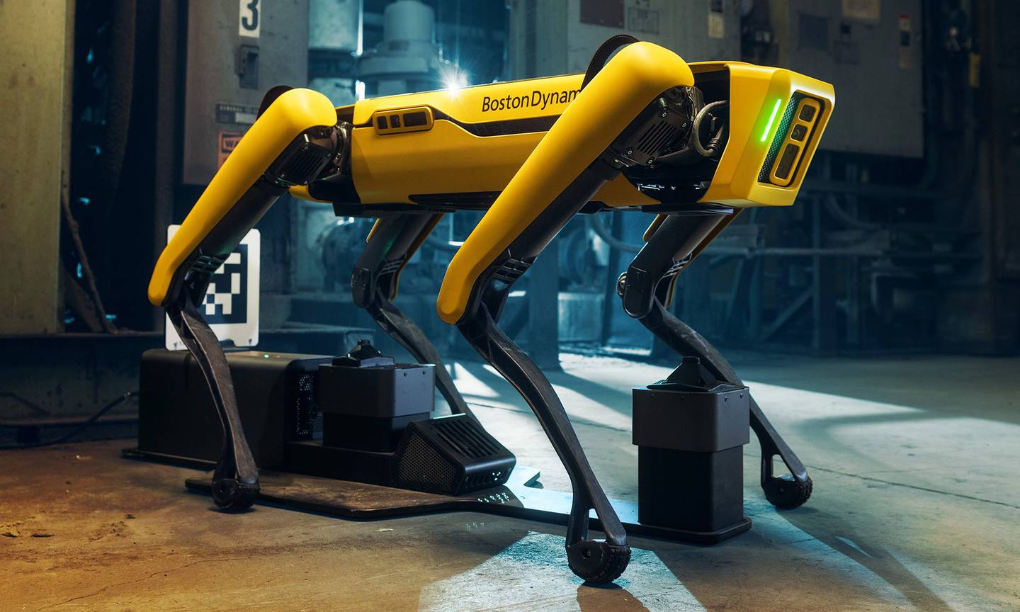 Spot, the Boston Dynamics robot dog, is one of the best-known animal robots today