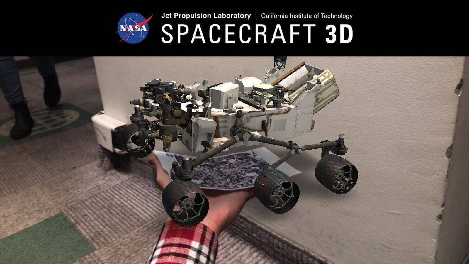 Spacecraft 3D, app de la NASA con realidad aumentada
